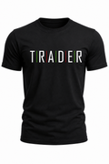 Trader Typography Graphic T-Shirt(180 GSM • Regular Fit • 100% Cotton)