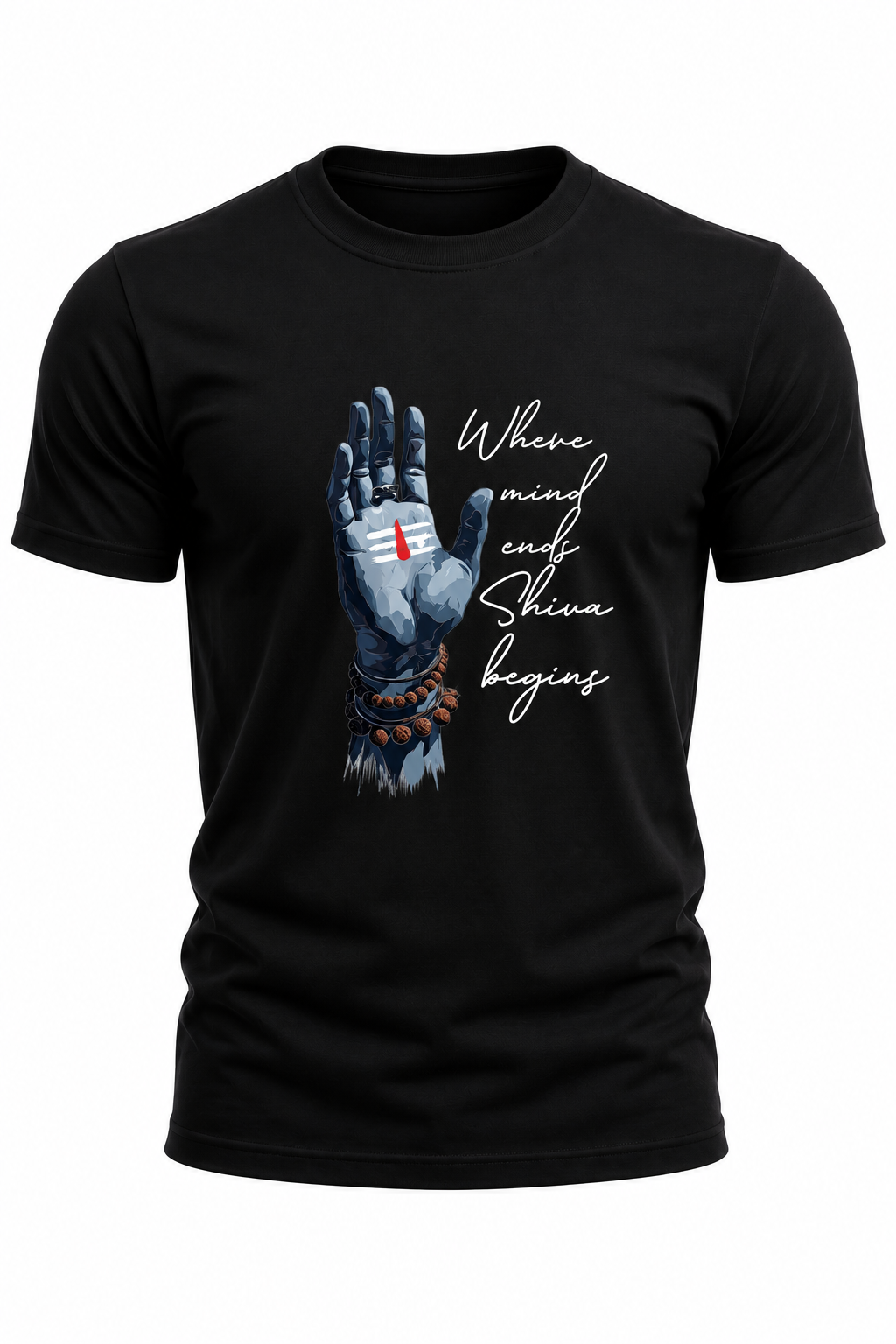 Where Mind Ends, Shiva Begins – Shiva Devotional T-Shirt