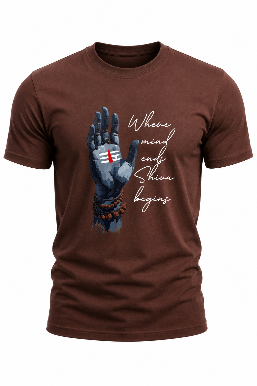 Where Mind Ends, Shiva Begins – Shiva Devotional T-Shirt
