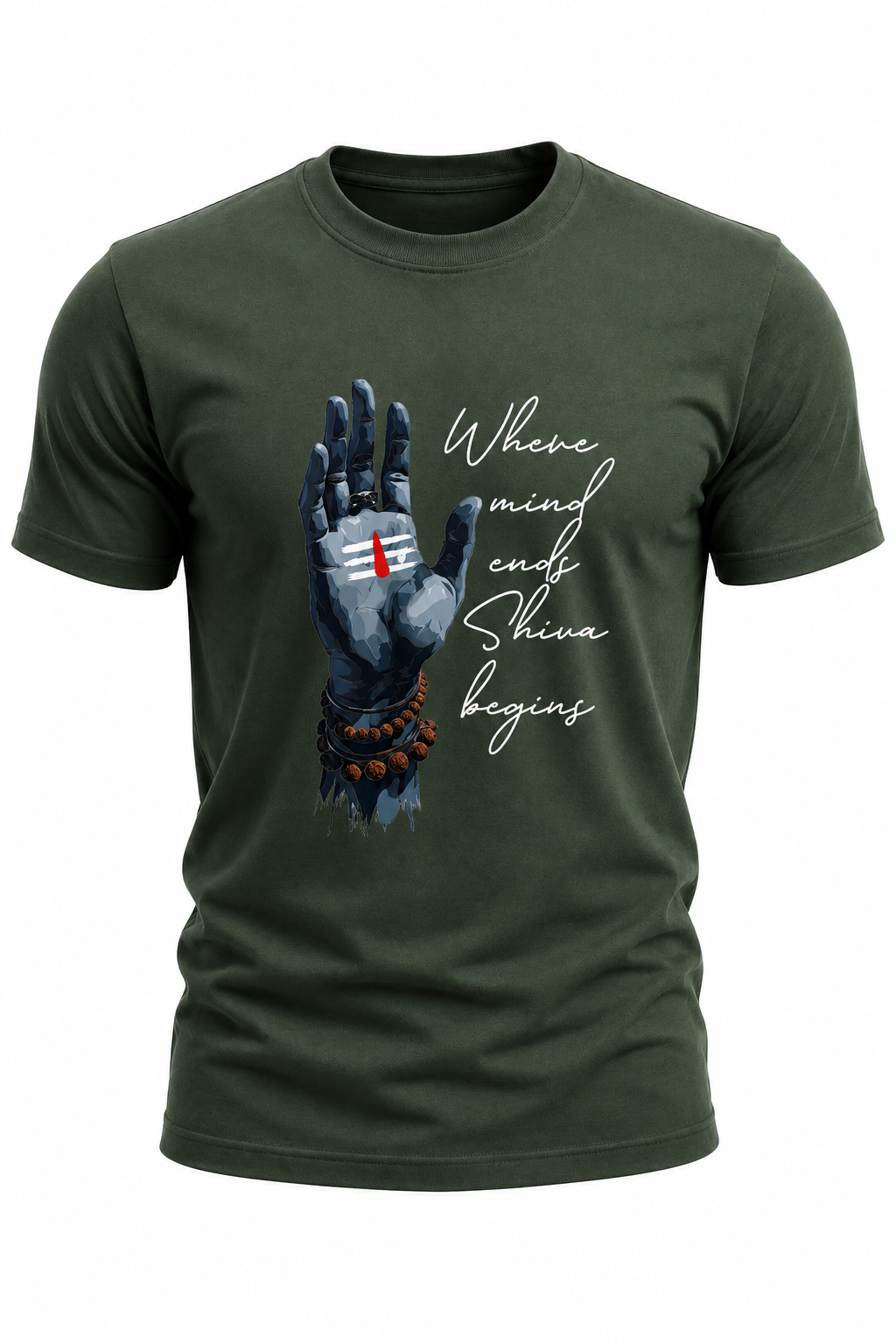 Where Mind Ends, Shiva Begins – Shiva Devotional T-Shirt