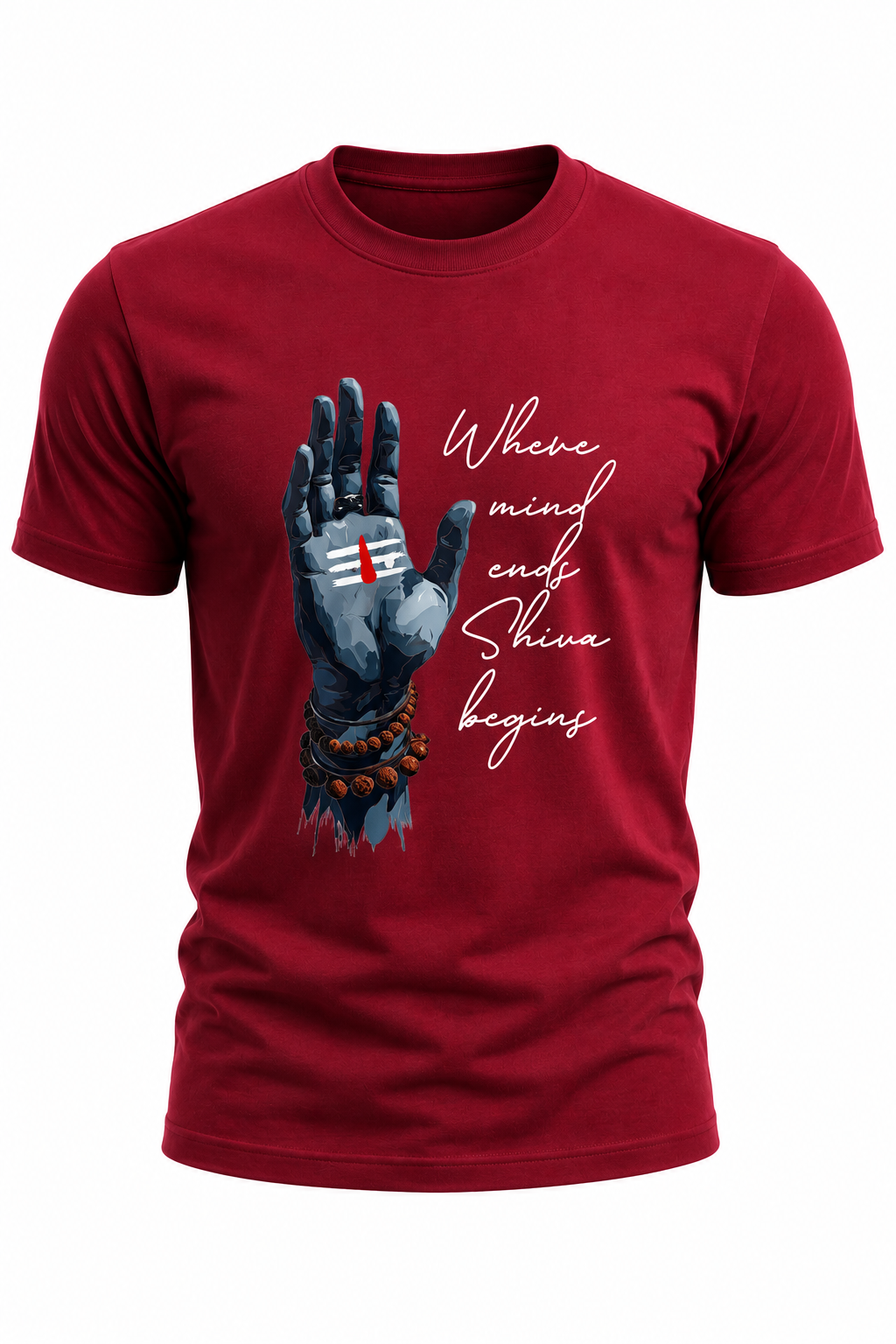 Where Mind Ends, Shiva Begins – Shiva Devotional T-Shirt