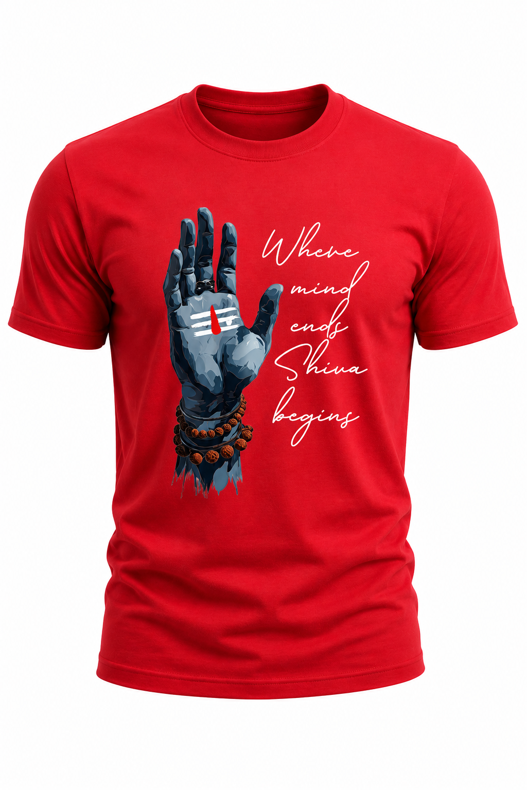 Where Mind Ends, Shiva Begins – Shiva Devotional T-Shirt