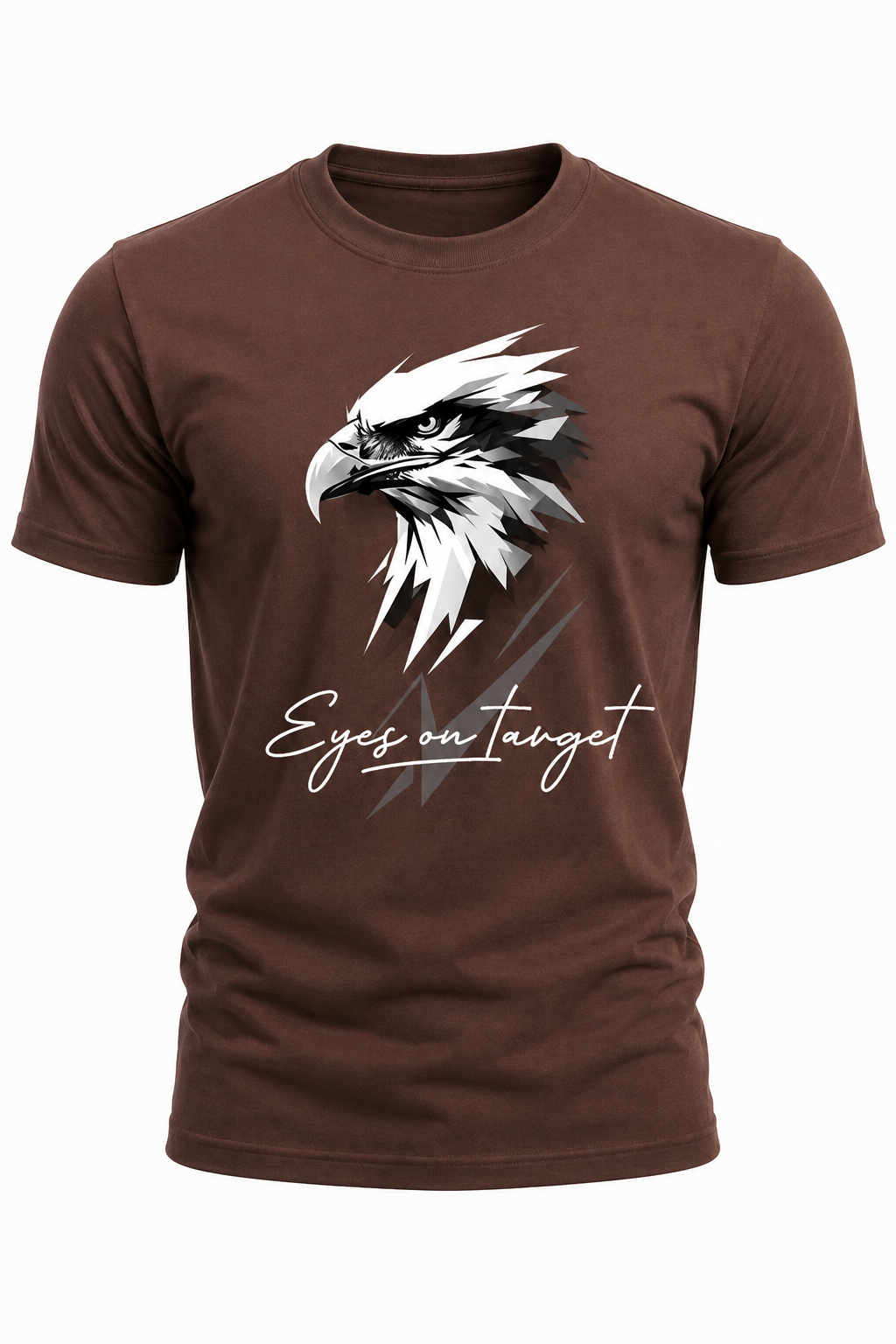 Eyes on Target Eagle Graphic T-Shirt(180 GSM • Regular Fit • 100% Cotton)