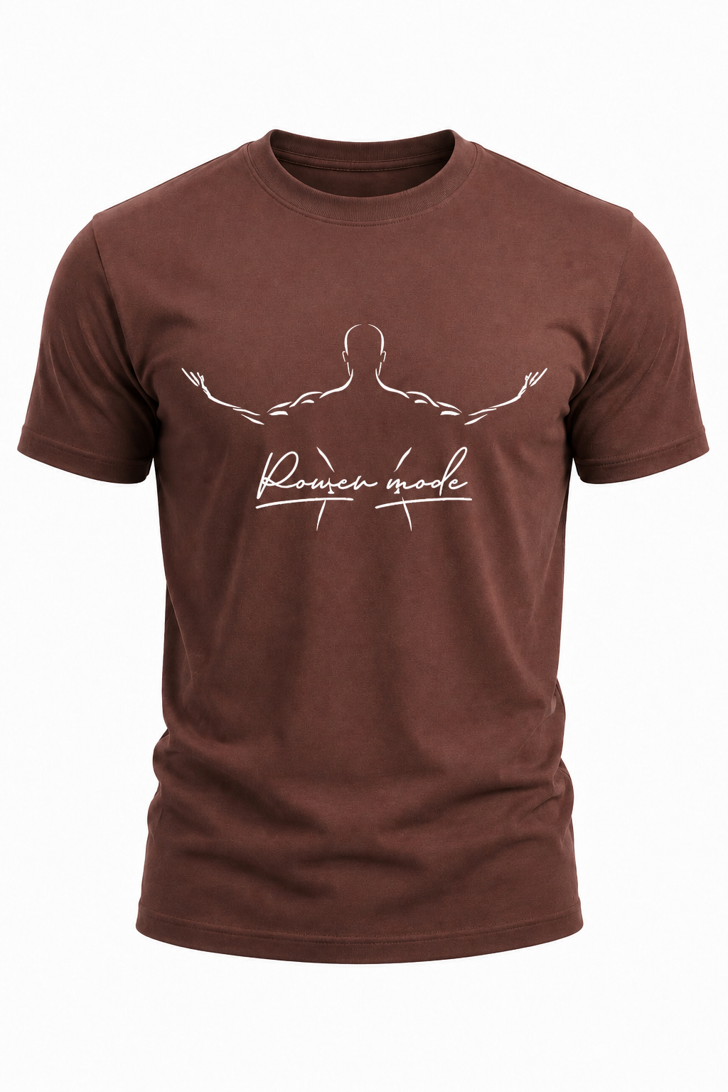 Power Mode Motivational Graphic T-Shirt(180 GSM • Regular Fit • 100% Cotton)