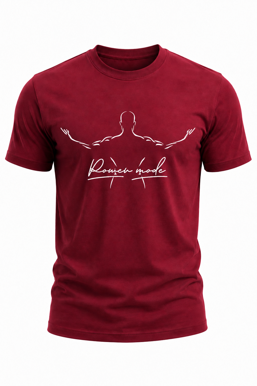 Power Mode Motivational Graphic T-Shirt(180 GSM • Regular Fit • 100% Cotton)