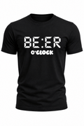 Beer 'O Clock Premium Cotton T-Shirt(180 GSM • Regular Fit • 100% Cotton)