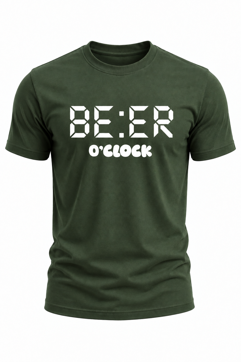 Beer 'O Clock Premium Cotton T-Shirt(180 GSM • Regular Fit • 100% Cotton)